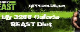 My 3200 Calorie BEAST Diet