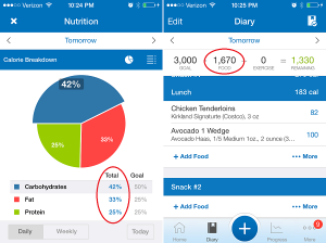 max30 tracking nutrition